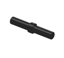 Spojka výplně 12mm BLACK AISI 304